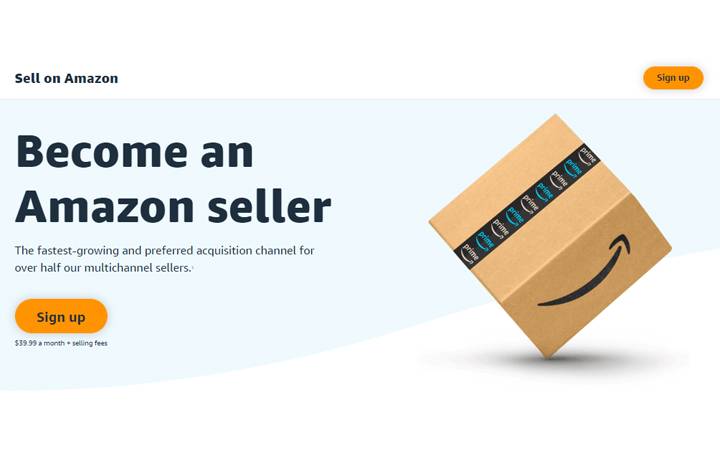 How to sign up as a seller on Amazon