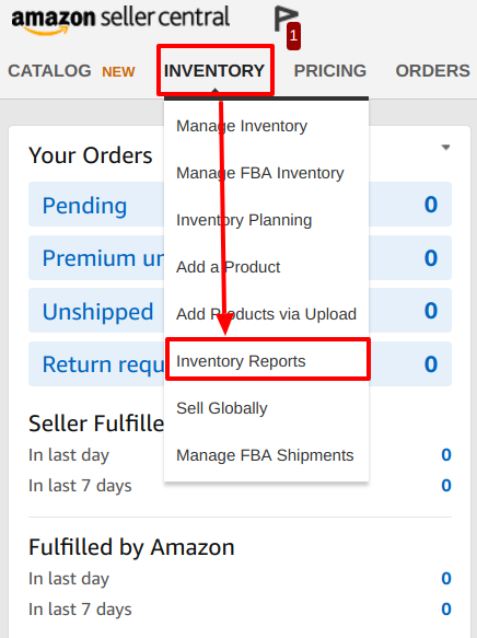 amazon-generating-inventory-reports