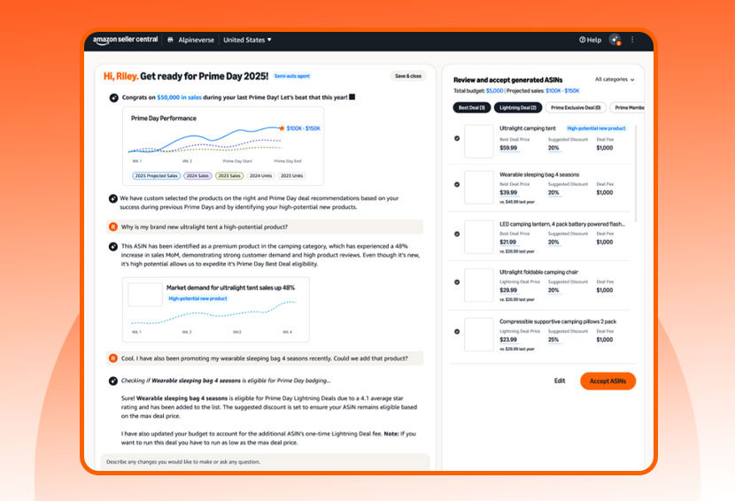 Image of using Amazon Seller Assistant AI for growth strategy 