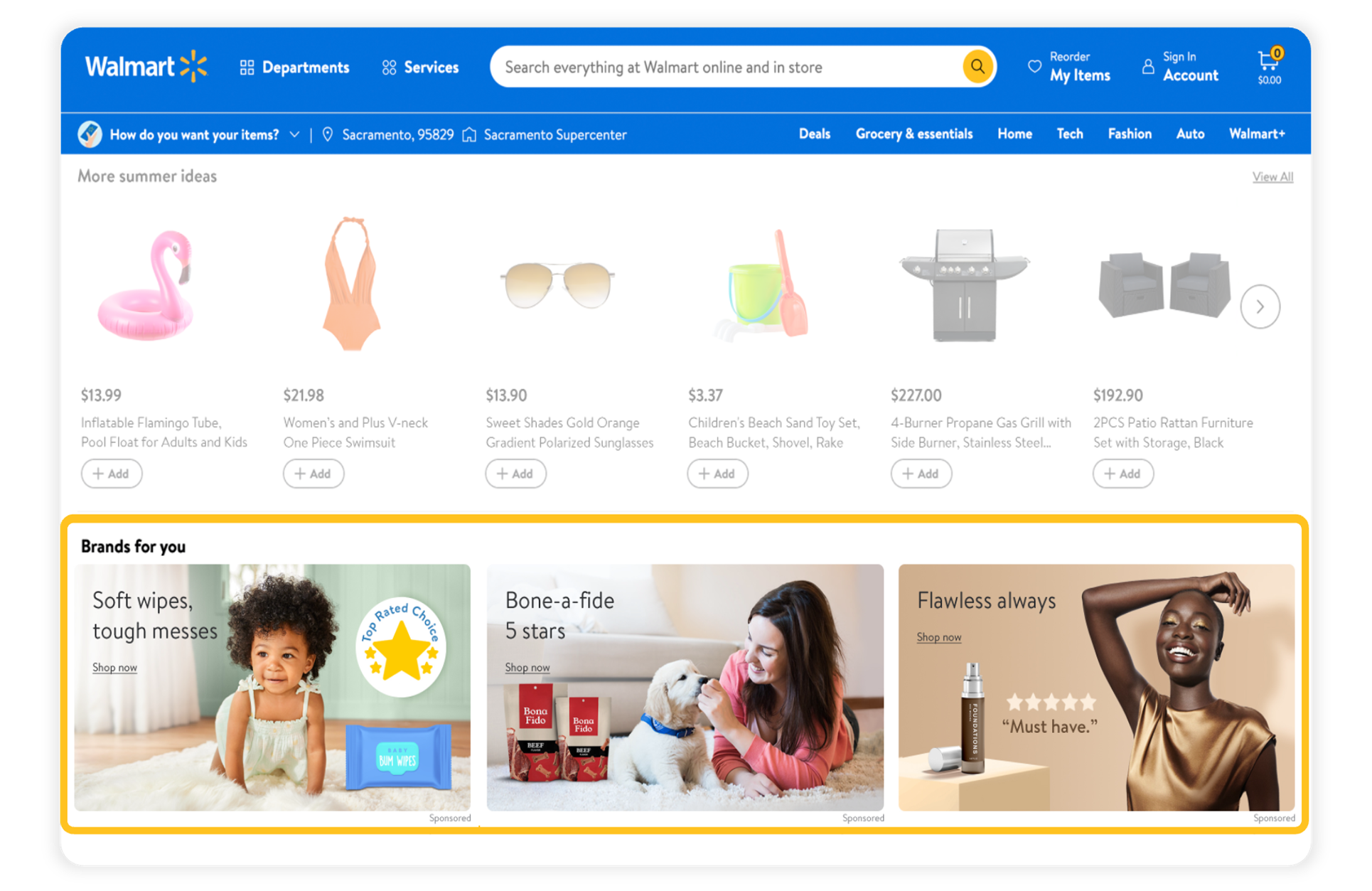 Walmart Display Ads