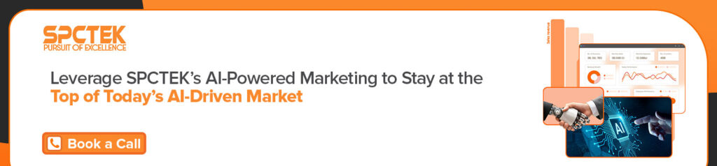 Book a call button image for collaborating with AI-powered agency