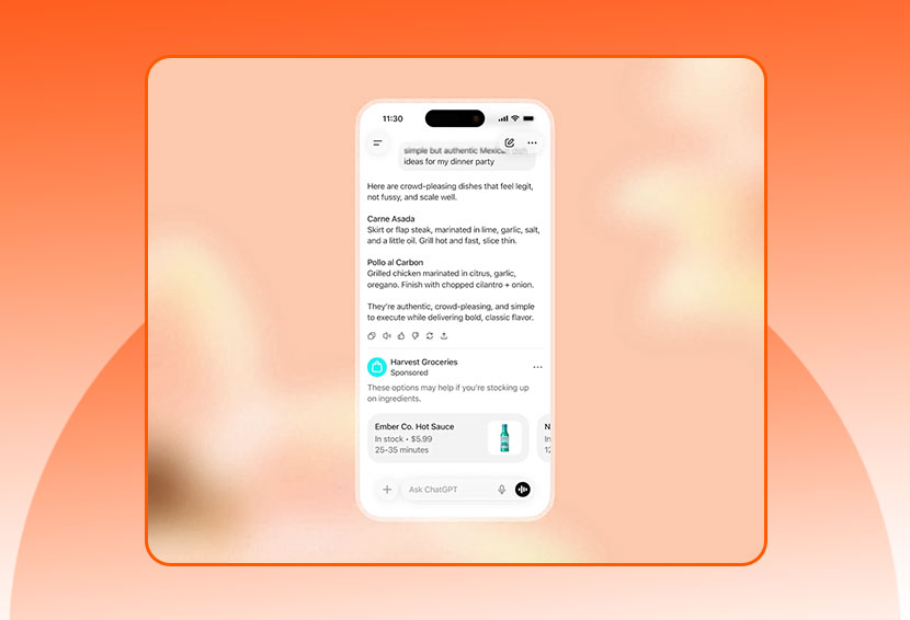 A ChatGT at the end of the chat response