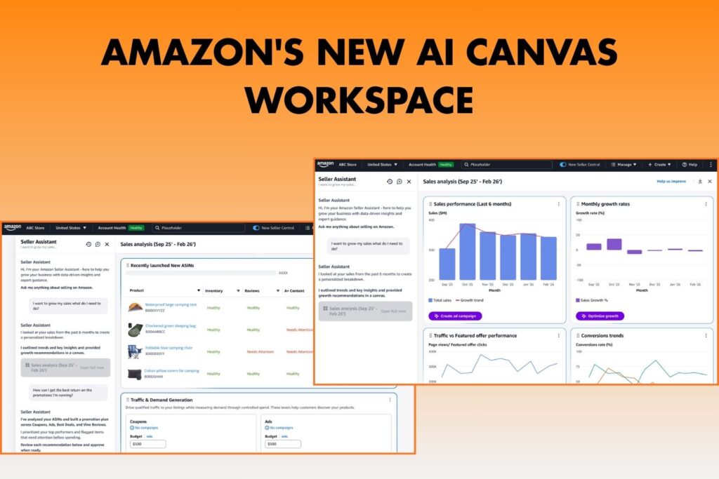 Amazon Introduces AI Canvas Workspace for Sellers