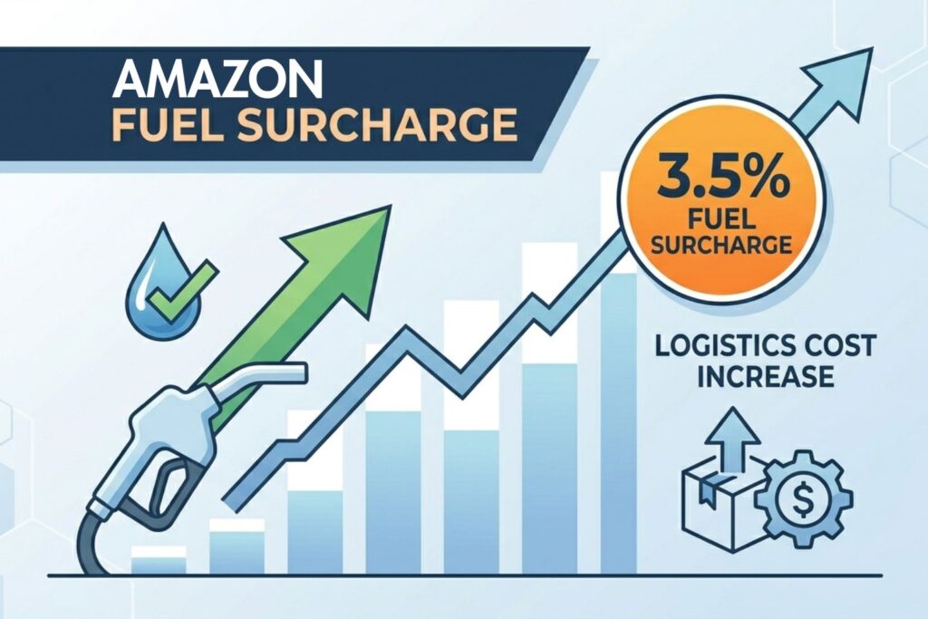 Amazon Introduces 3.5% Fuel Surcharge for Sellers: April 2026